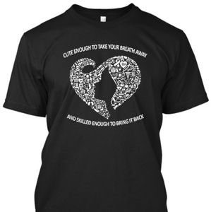 Women's cute Nurse heart shirt